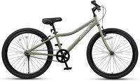 AVASTA Bilbo 18 20 24 Inch Kids Bike for Boys Girls Youth 5-14 Years - Army Green / 24 Inch with Kickstand - image 2