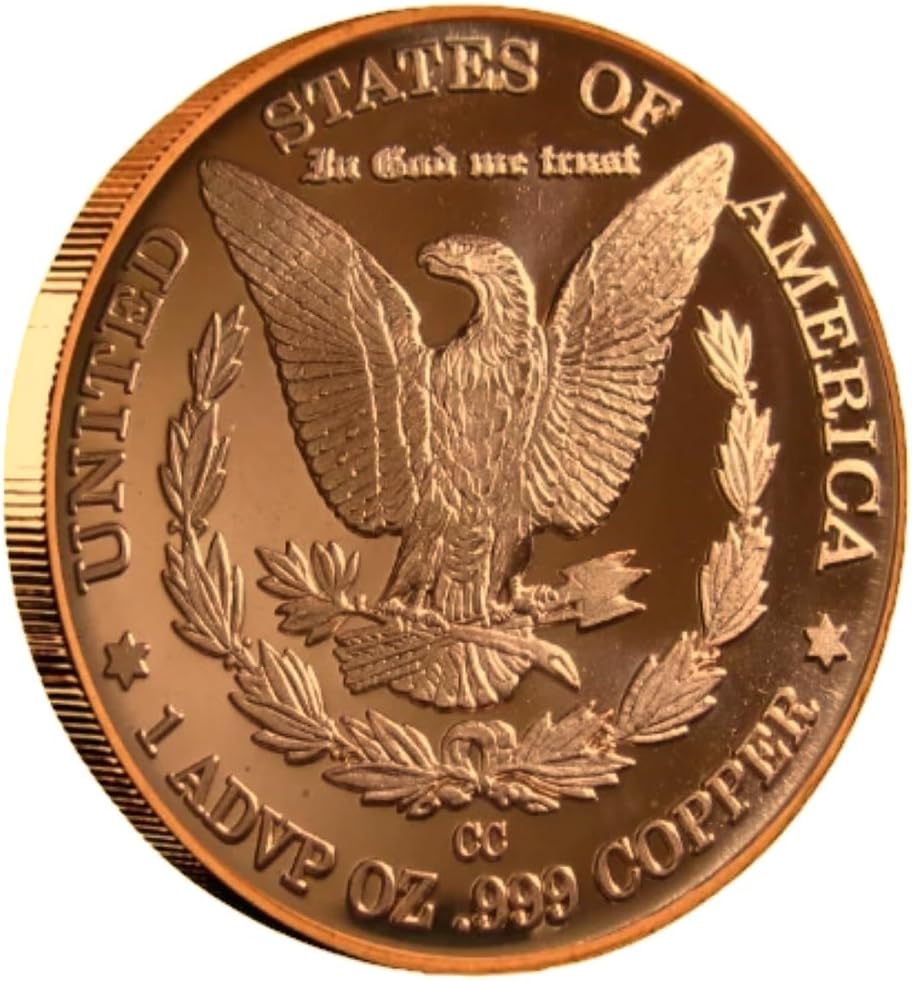 Unique Metals Walking Liberty 1 oz .999 Copper Rounds - Morgan Copper - image 3