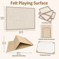Yunihome puzzle board for 1000 pieces with 4 sorting trays and protective cover - view 39