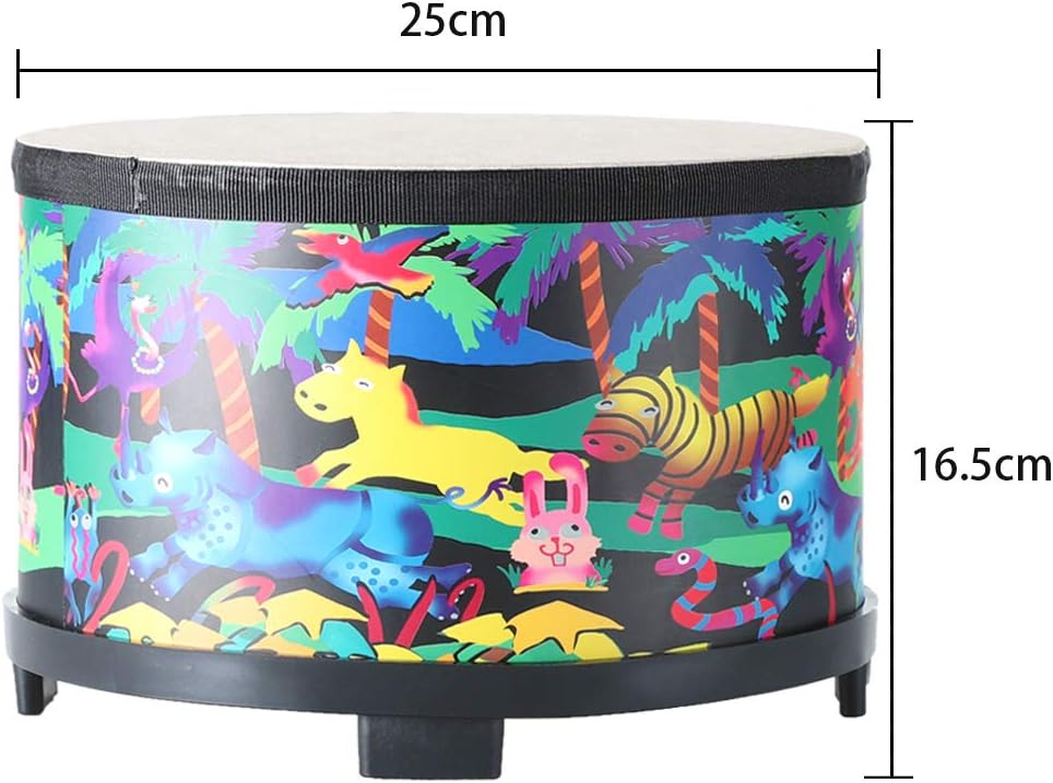 Ubblove Floor Tom Drum for Kids 8 inch Percussion Instrument – Fun for Kids & Family - 10 inch - image 3