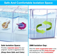 DaToo Fish Breeding Box Aquarium Holding Tank Transparent Fish - image 4