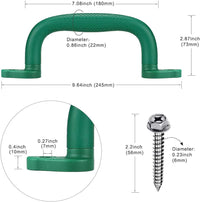 Dolibest Set of 4 Safety Playground Handles - Green-4pcs - image 2
