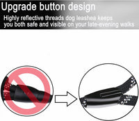 Dog Leash, 6 FT Heavy Duty Dog Leashes with Comfortable Padded Handle,Black – Essentials for Dogs - Black / 6 Feet x 1/2 Inch - image 4