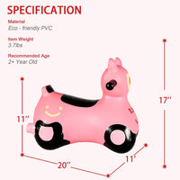 INPANY Bouncy Bull, Cow Hopper for Cowboys, Kid Gifts Toy - Pink Car Hopper - image 2