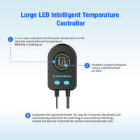 100W Submersible Fish Tank Heater for 10-20 Gallon with Auto Shut-Off - 100W - image 2