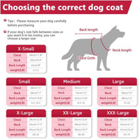 Dog Winter Coat,Warm Fleece Lined Dog Jacket with Leash Hole & Hood – Essentials for Dogs - Red / Large - image 3