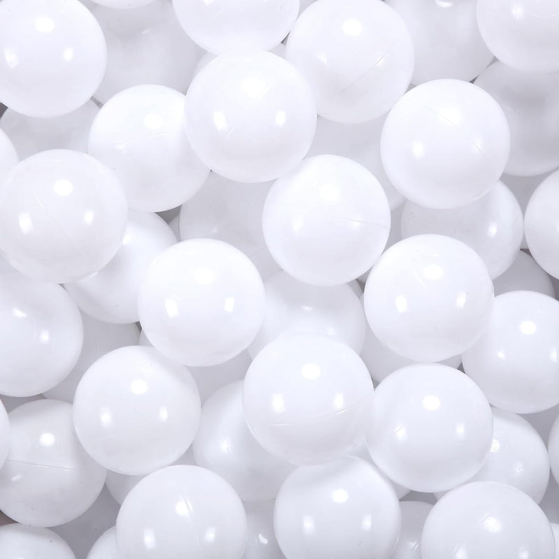 Guesvot 50 rainbow ball pit balls, 2.75 inch, with reusable storage bag