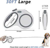 Retractable Dog Leash 30 FT Cord for Medium Large Dogs up to – Essentials for Dogs - image 2