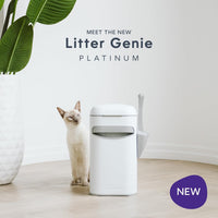 Litter Genie Easy Roll Pail with Easy Roll Refill - White - image 2