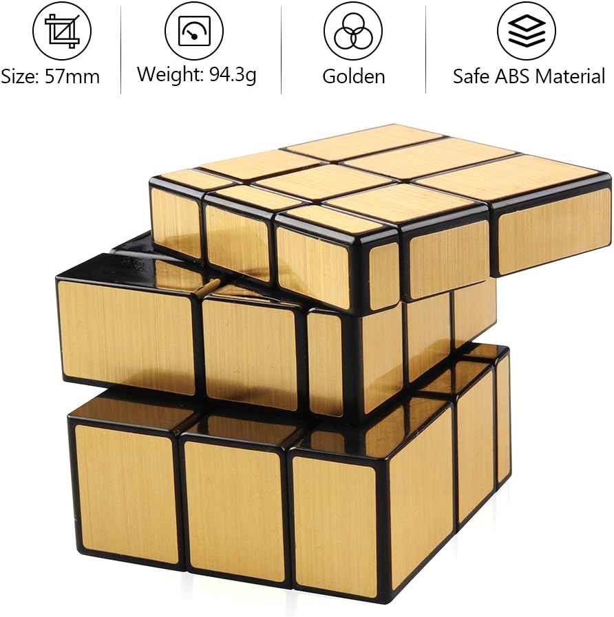 D-FantiX Shengshou Gold Mirror Cube 3x3x3 - Gold - image 2