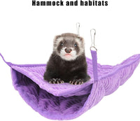 Large Ferret Hammock, Hanging Tunnel Bed for Cage Rats Chinchilla – Essentials for Small Pets - image 3