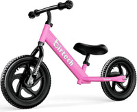 Birtech Balance Bike for 2-5 Years Old Kids 12 Inch Toddler Balance - Pink