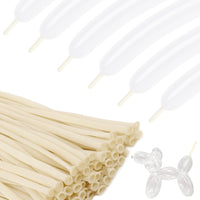 260 Balloons - Clear Long Balloons for Tying Balloon Arch & Balloon Ties – Fun for Kids & Family - Clear