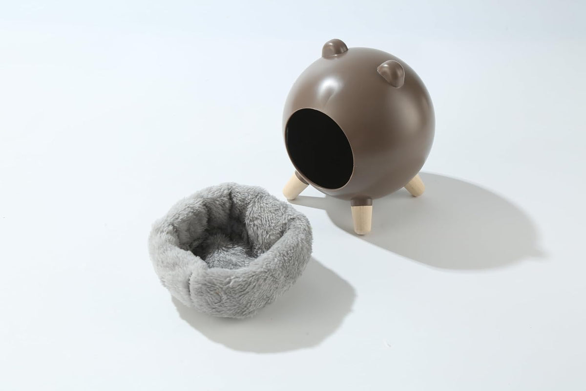 TUTU&LELE Hamster Hideout Space Elf Nest - Brown - image 4
