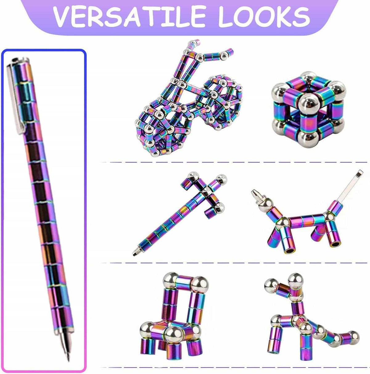 Fidget Gel Pen Gifts for Teens - Multicolored - image 4