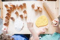 Montessori & Me 27 wooden alphabet playdough stamps with lowercase letters - view 3