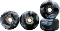 RACOFSB fingerboard wheels with bearings in black mix swirl color, set of 4 - view 2