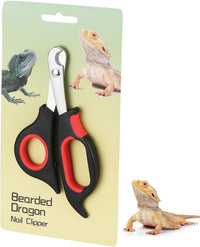 Bearded Dragon Nail Clippers with Precise Angled Edges – Essentials for Small Pets - Reddish Black