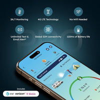 Waggle RV Pet Temperature Monitor + 4G Security Camera with Solar Powered Panel - Supports Multi-Carrier Network