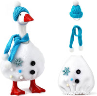 7 Inch Mini Desk Goose Outfits - Winter Color(snowman)