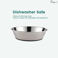 Lightweight Stainless Steel Cat Bowls, 1.8 US Cup Each - Single / 6 Cup - image 3