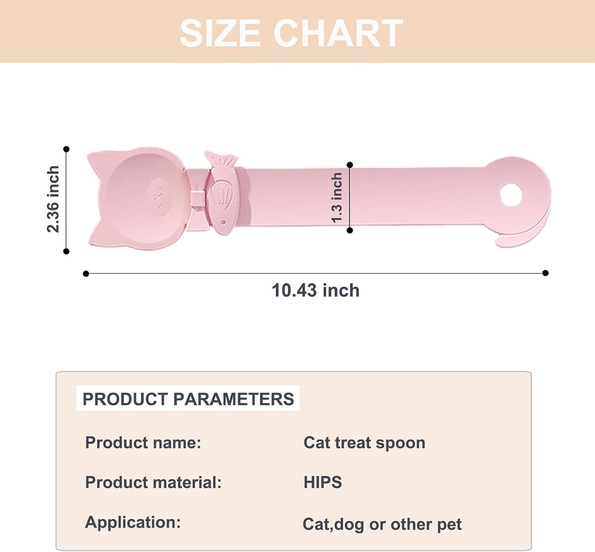 PETPAWLOVELY-3PCS Cat Treat Spoon Squeeze - Pink - 1 Spoon - image 2