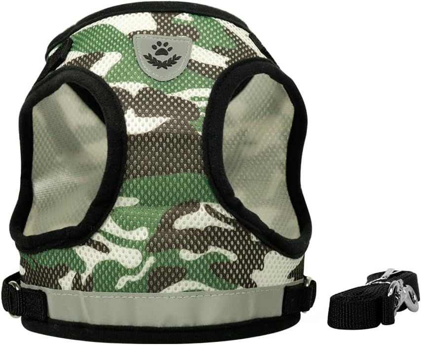 FEimaX Dog Harness and Leash Set for Walking - Camouflage / X-Small - image 2