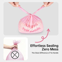 125 Count Cat Poop Bags Cherry Blossom Scented with Handles - Cherry Blossom / 125 Count / Medium-14.96" x 6.69" - image 4