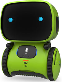 GILOBABY Smart Robot, Touch & Voice Control Interactive Toy for Kids 3-5 – Fun for Kids & Family - Green