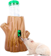 Ceramic Hamster Water Bottle 125ml with Stand，Small Animal Waterer – Essentials for Small Pets