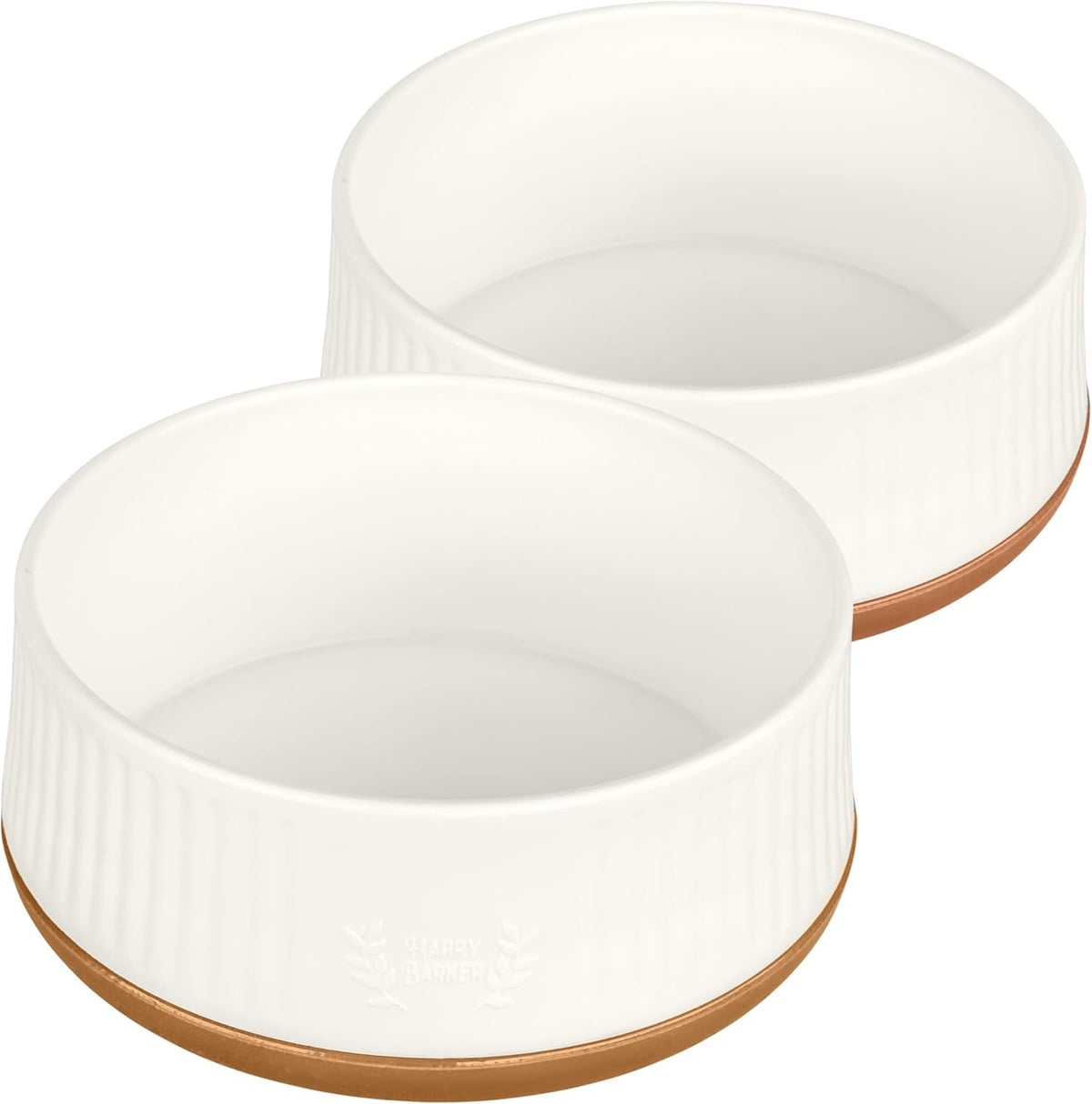 Harry Barker Small Modern Dog Bowls, Non-Slip Base - Small Bowls