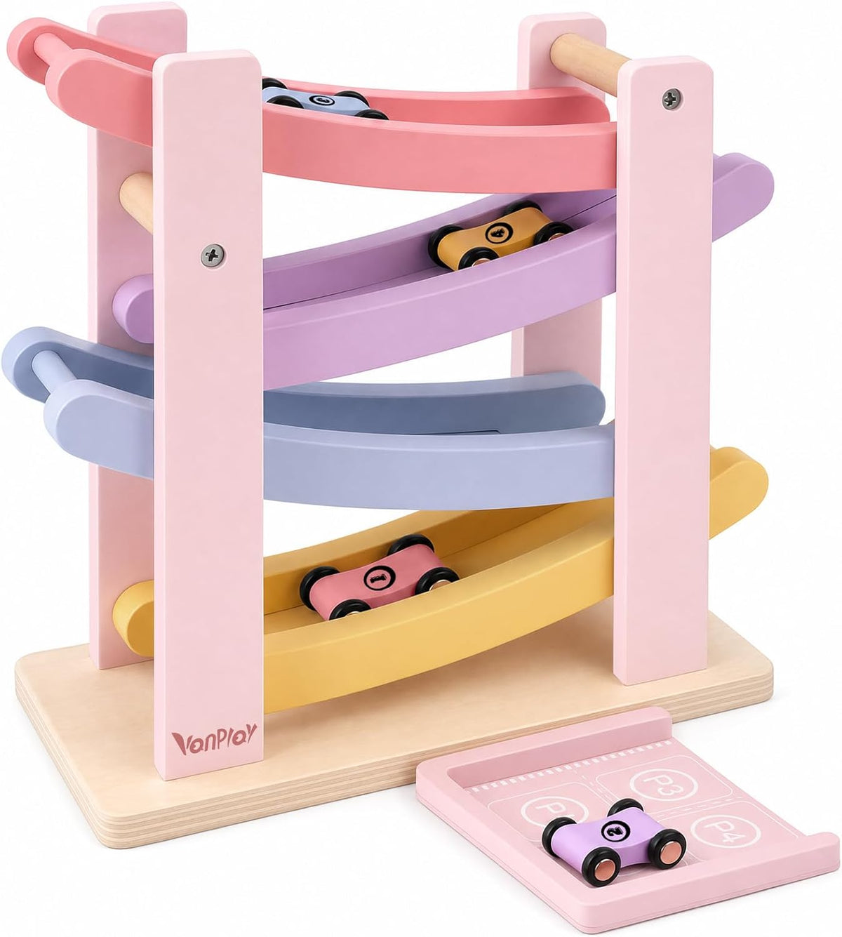 Vanplay Montessori Toys for 1 2 Year Old Boy Gifts - Pink