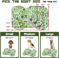 Dog Food Mats for Floors Waterproof - Green / 25.5"L x 17"W - image 4