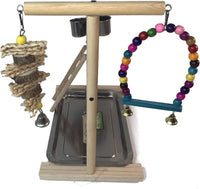 Bird Playground Parrot Play Stand Parakeet Playground Play Gym - image 2