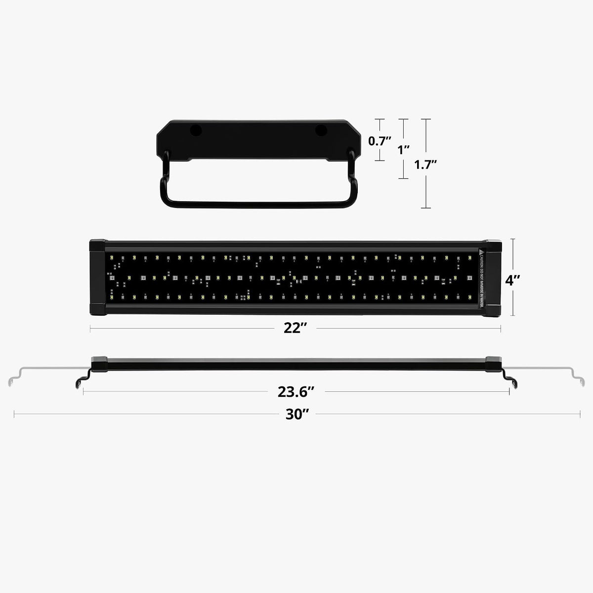 NICREW ClassicLED Marine Saltwater Aquarium Light, 48W for 48 - 24 - 30 in - image 4