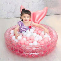 Benelet 47 inch inflatable mermaid kiddie pool and ball pit - view 7