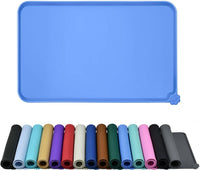 Reopet Silicone Pet Feeding Mat - Blue / 28" x 18"