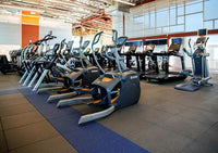 American Floor Mats - Extreme Rubber Gym Tiles - 1 Inch Thick Colorful Rubber Gym Tiles - Superior Shock and Sound Absorbing Tiles - 95% Dark Greys 10 Tile Pack (Covers 40 Sq Ft)