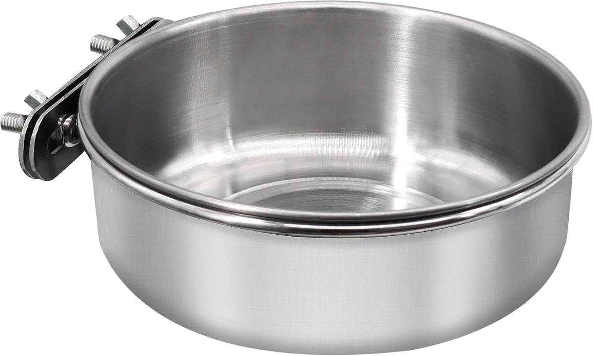 Large Bird Feeding Dish Cups with Clamp Holder - Large / 1 Pack