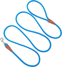 MayPaw Small Rope Dog Leash 6FT 8FT 10FT - 6ft*1/4" / blue