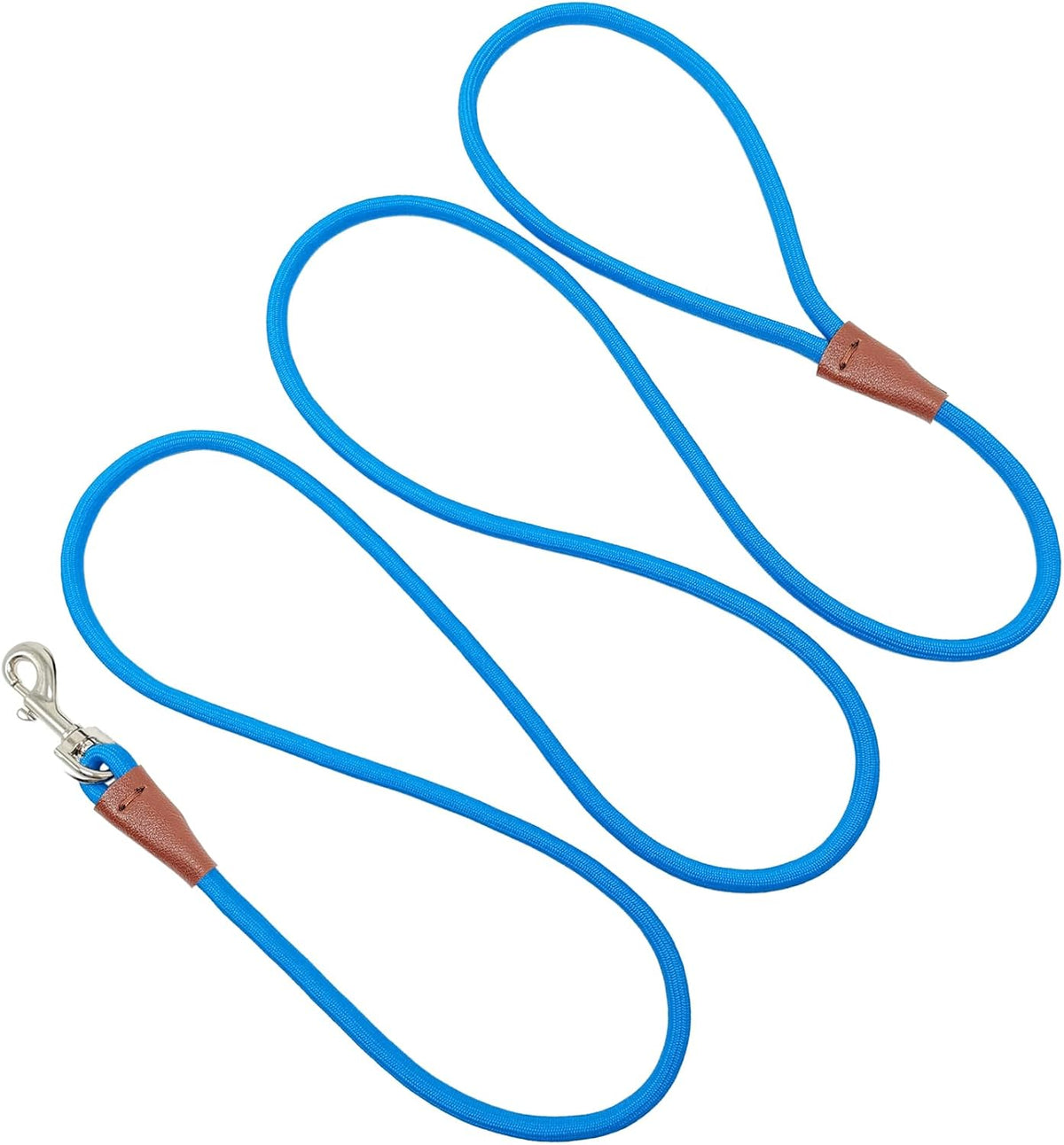 MayPaw Small Rope Dog Leash 6FT 8FT 10FT - 6ft*1/4" / blue