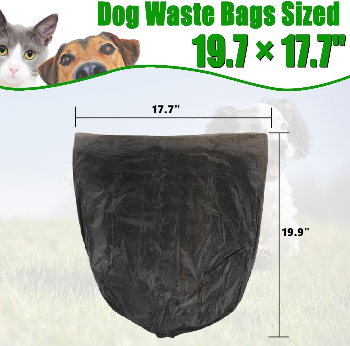 FUSBUNTY Dog Waste Bags, 100 Count Replacement Bags for Pooper Scooper – Essentials for Dogs - image 2