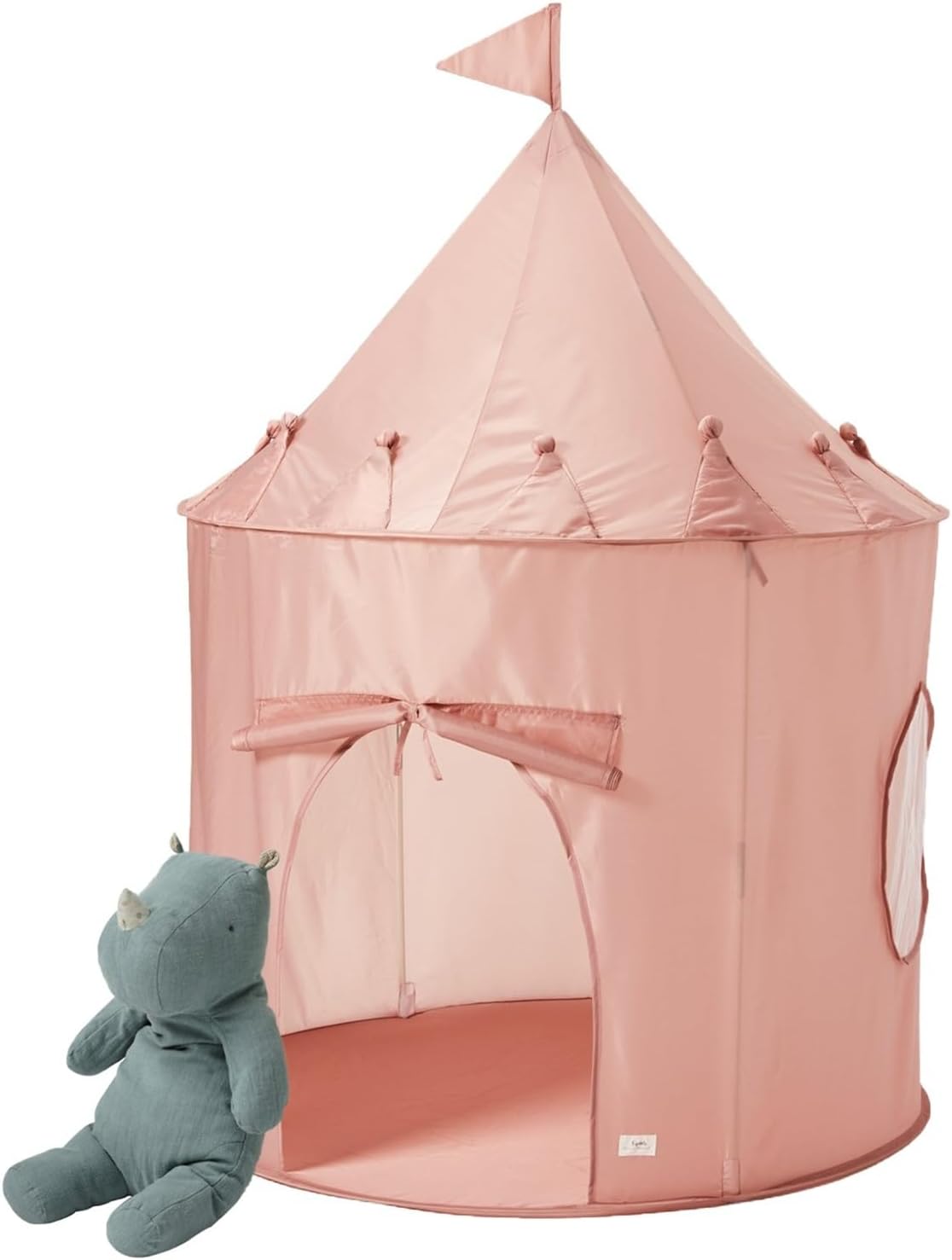 3 Sprouts Kids Play Tent for Ages 3 to 10 - Solid Misty Pink
