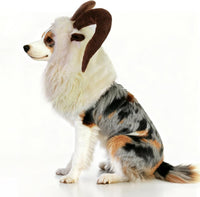 Funny Pet Reindeer Moose Costumes for Dog - Goat / Size M - image 3