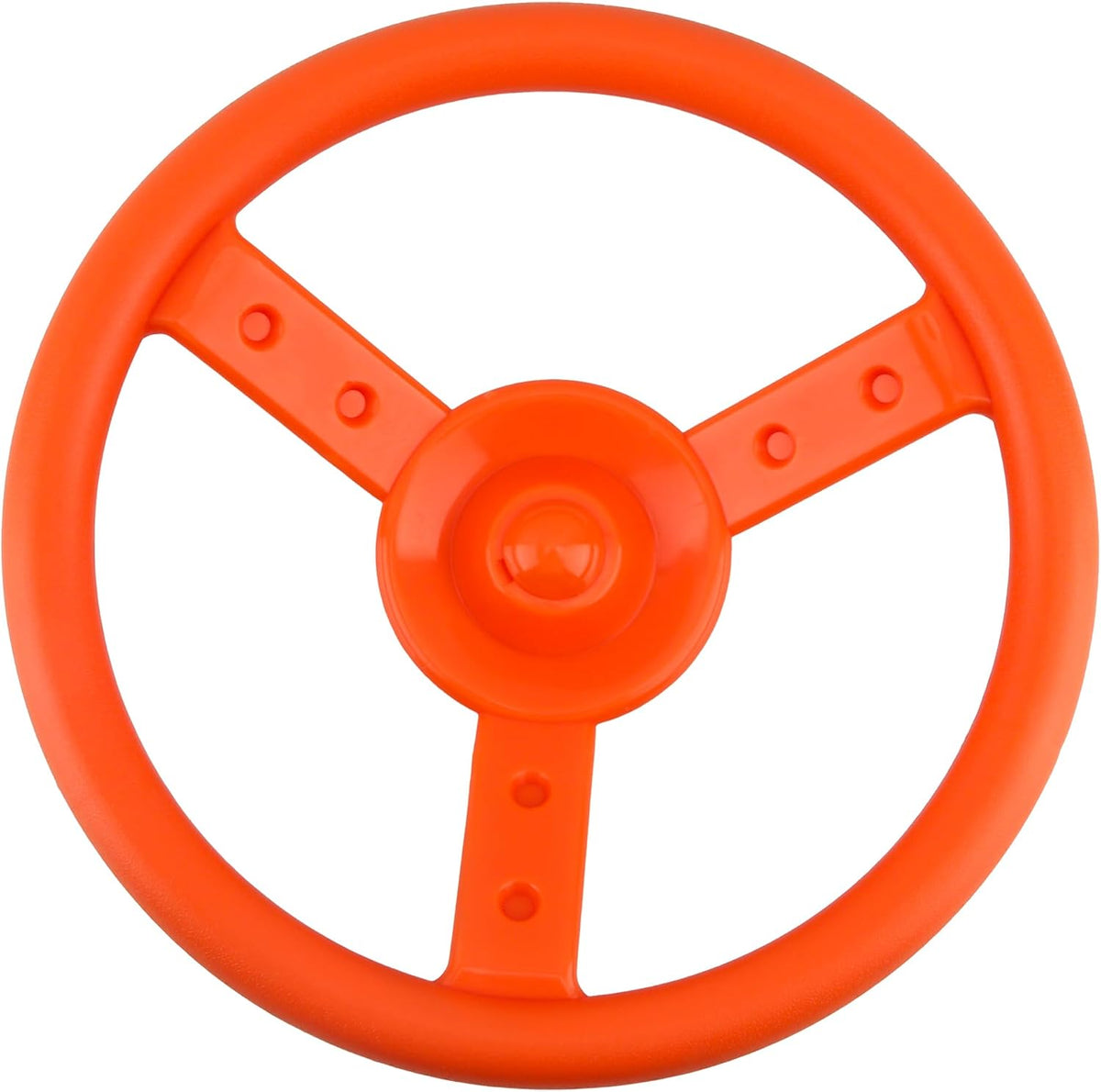 Haconba 10 inch blue plastic playground steering wheel with mounting hardware - view 7