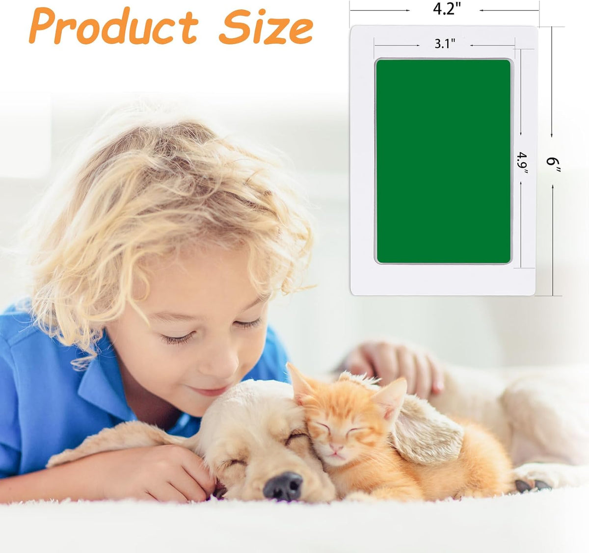 Inkless Paw Print Kit, Dog Paw Print Kit, Dog Nose Print Kit - Colors / Medium-Large 4 Pack - image 4