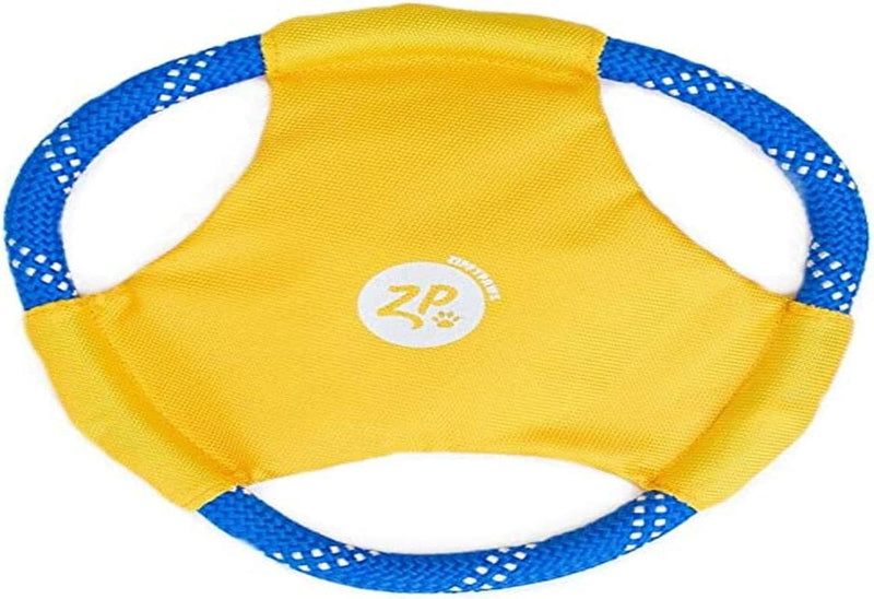 ZippyPaws Rope Gliderz, Durable Outdoor Dog Frisbee Toy