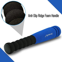 Aoneky 11.8 Inch Mini Foam Baseball Bat and Ball Set for Toddlers 1-3 - 1 Blue Bat and 1 Red Ball - image 4