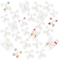LOMIMOS 20PCS Flying Butterfly - 20pcs White skeleton