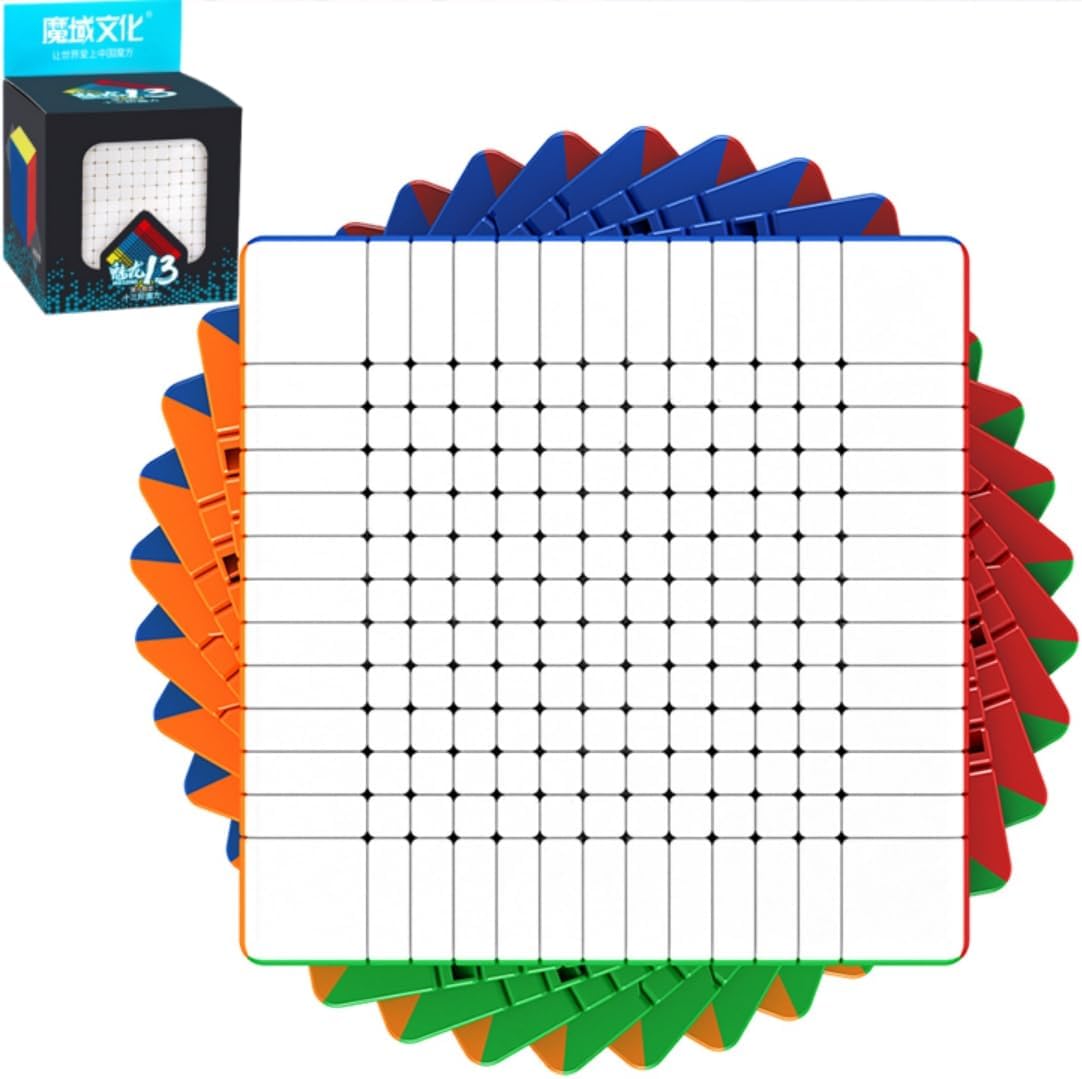 MoYu Meilong 9x9 stickerless speed cube, 74 mm puzzle with bright colored faces - view 8